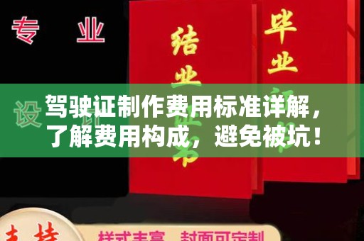 阿莲驾驶证制作费用标准详解，了解费用构成，避免被坑！
