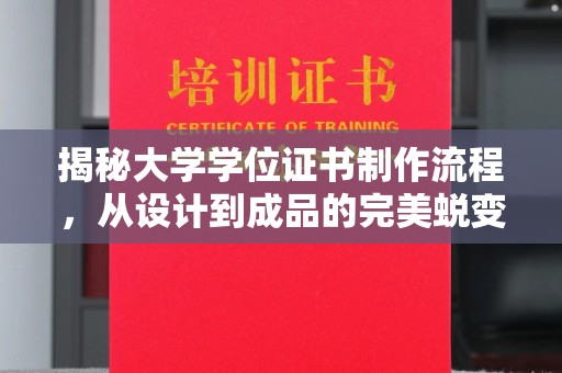 阿莲揭秘大学学位证书制作流程，从设计到成品的完美蜕变