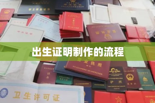 阿莲出生证明制作的流程