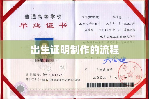 阿莲出生证明制作的流程