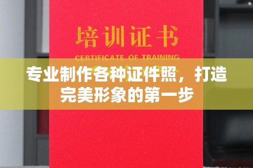阿莲专业制作各种证件照，打造完美形象的第一步
